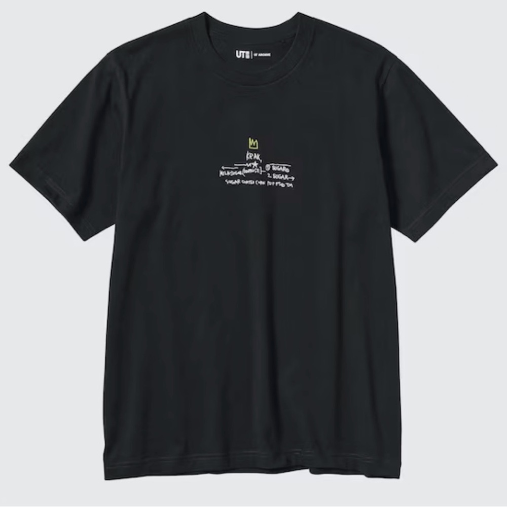 Uniqlo x Jean-Michel Basquiat black graphic t-shirt
